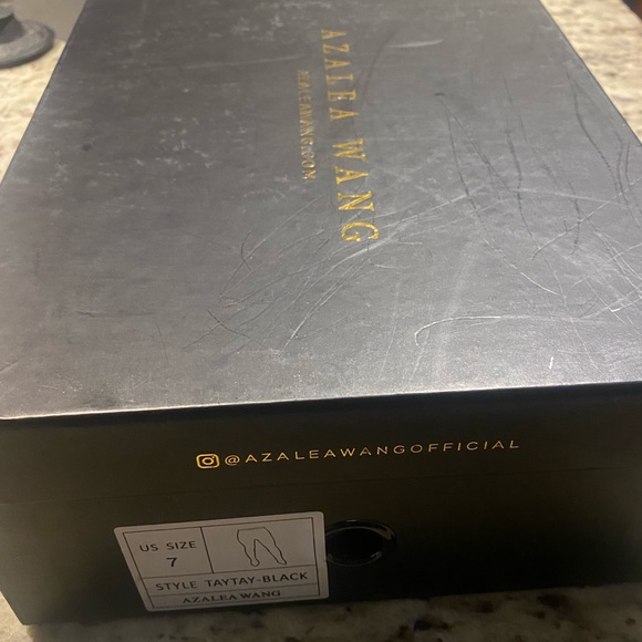 NEVER WORN Black TayTay size 7 by azalea Wang - Picture 4 of 5